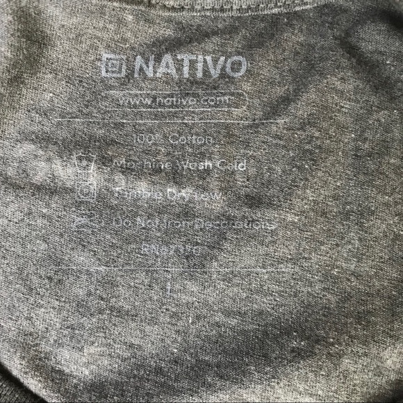 Grey Sponsored Tee *sold - Picture 3 of 4